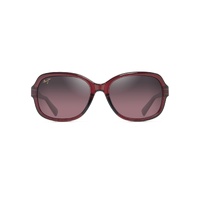 Maui Jim Hiluhilu RS355-04 Shiny Transparent Burgundy / Maui Rose Polarised Lenses