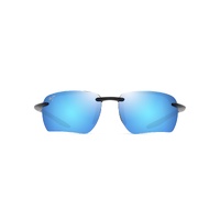 Maui Jim Ho'okipa Ultra G B336-02A Shiny Black w Grey / Blue Hawaii Polarised Lenses