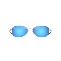 Maui Jim Kaila B373-17 Matte Light Ruthenium / Blue Hawaii Polarised Lenses