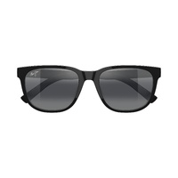 Maui Jim Puali Asian Fit 365-02 Shiny Black / Neutral Grey Polarised Lenses