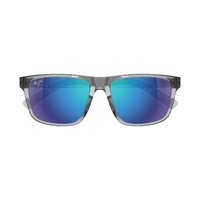 Maui Jim Puali B363-14 Shiny Transparent Light Grey / Blue Hawaii Polarised Lenses