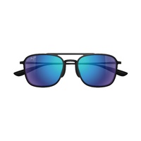 Maui Jim Keokea B447-02A Matte Black / Blue Hawaii Polarised Lenses