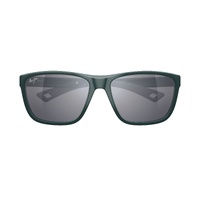 Maui Jim Makoi Asian Fit S368-15 Matte Solid Green / Hawaii Seashine Polarised Lenses