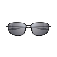 Maui Jim Ho'okipa R Lite S370-02B Matte Metallic Black / Hawaii Seashine Polarised Lenses