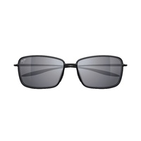 Maui Jim Malu S371-02A Matte Metallic Black / Hawaii Seashine Polarised Lenses