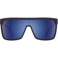 Spy Flynn 670323973317 Soft Matte Black / Happy Bronze with Dark Blue Spectra Mirror Lenses
