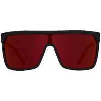 Spy Flynn 670323803673 Soft Matte Black Red Fade / Happy Gray Green with Light Red Spectra Mirror Lenses