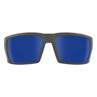 Spy Rebar 6700000000167 ANSI Matte Gunmetal / Happy Grey Green Dark Blue Spectra Mirror Polarised Lenses