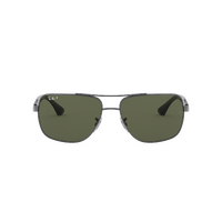 Ray-Ban RB3483 004/58-60 Gunmetal / Green Polarised Lenses