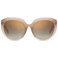 Jimmy Choo ETTY/F/S FWM JL 57 Nude / Brown Gradient Gold Mirror Lenses