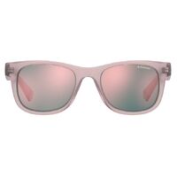 Polaroid Kids PLD 8009/N/NEW FWM JQ 44 Nude / Rose Gold Gradient Mirror Polarised Lenses