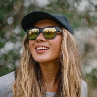 Smith Lowdown Slim 2 0NZ HN 53 Matte Black Gold / Black Gold Mirror Chromapop Polarised Lenses