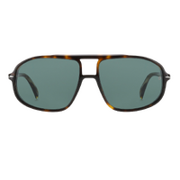 David Beckham DB 1000/S 086 QT 59 Havana / Green Lenses