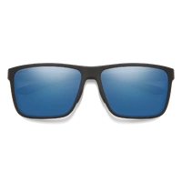 Smith Riptide/S 124 QG 61 Matte Black / Blue Mirror Chromapop Polarised Lenses
