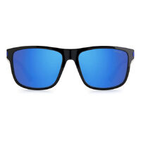 Polaroid PLD 2123/S D51 5X 57 Black Blue / Blue Mirror Polarised Lenses
