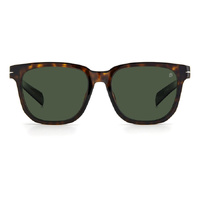 David Beckham DB 7067/F/S 3MA UC 55 Havana Ruthenium / Green Polarised Lenses