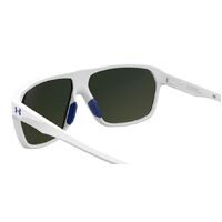 Under Armour UA Dominate WWK W1 62 Matte White Blue / Blue Mirror Lenses