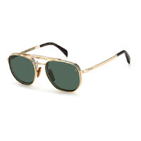 David Beckham Clip-On DB 1082/G/CS 06J UC 52 Gold Havana / Green Polarised Lenses