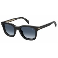 David Beckham Clip-On DB 7043/CS 2M2 Z7 50 Black Gold / Blue Polarised Lenses
