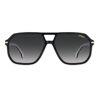 Carrera 302/S M4P 9O 59 Striped Black / Dark Grey Gradient Lenses