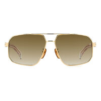 David Beckham DB 7102/S LOJ HA 61 Crystal Gold / Brown Gradient Lenses