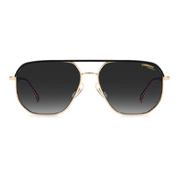 Carrera 304/S W97 9O 59 Gold Stripe Black / Dark Grey Gradient Lenses