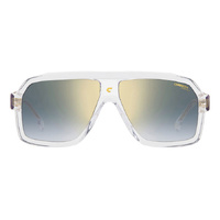 Carrera 1053/S 900 1V 60 Crystal / Blue Gold Gradient Mirror Lenses