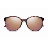 Smith Cheetah 2VL 9V 54 Pink Havana Pattern / Pink Gold Gradient Mirror Chromapop Polarised Lenses