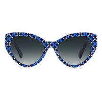 Kate Spade PAISLEIGH/S S6F 9O 55 Blue Pattern / Dark Grey Gradient Lenses