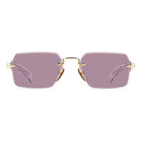 David Beckham DB 7109/S LOJ 4S 56 Crystal Gold / Burgundy Lenses
