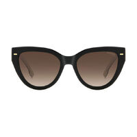 Carrera 3017/S 80S HA 55 Black White / Brown Gradient Lenses