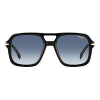 Carrera 317/S M4P 55 08 Black w Stripe / Dark Blue Gradient Lenses