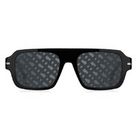 Hugo Boss BOSS 1595/S 807 MD 53 Black / Grey Silver Mirror Lenses