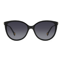 Carolina Herrera HER 0189/G/S 2M2 9O 57 Black Gold / Dark Grey Gradient Lenses