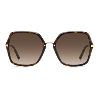 Carolina Herrera HER 0217/S LVL HA 57 Brown Havana Gold / Brown Gradient Lenses