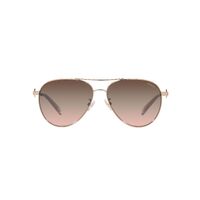 Coach C6178 HC7128 9331U8-58 Shiny Rose Gold / Brown Pink Gradient Lenses