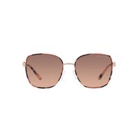 Michael Kors Empire Square 2 MK1129J 110813-56 Rose Gold w Pink Tortoise / Brown Pink Gradient Lenses