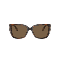 Michael Kors Acadia MK2199 395173-55 Bi-Layer Dark w Cream Tortoise / Brown Solid Lenses