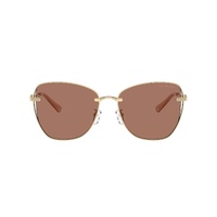 Michael Kors Beijing MK1158D 101403-59 Shiny Light Gold / Light Brown Lenses
