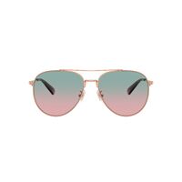 Coach CW193 HC7169 93310Q-57 Shiny Rose Gold / Forest Grape Gradient Lenses