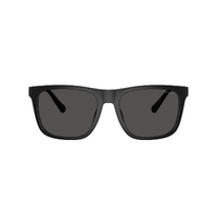Coach CAE78 HC8427U 500287-57 Matte Black / Grey Solid Lenses