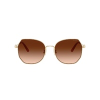 Coach CAD79 HC7175 900574-56 Shiny Light Gold / Brown Gradient Lenses