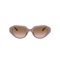 Coach CBY77 HC8433U 549511-52 Milky Putty / Brown Peach Gradient Lenses