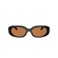 Coach CBY84 HC8443D 500273-54 Black / Amber Solid Lenses