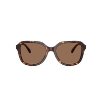 Coach CBY89 HC8437F 512073-56 Dark Tortoise / Brown Solid Lenses