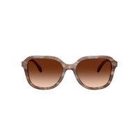 Coach CBY89 HC8437F 590174-56 Striated Redwood w Maple / Brown Gradient Lenses