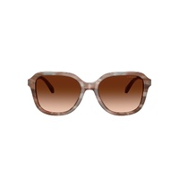 Coach CBY87 HC8437U 590174-53 Striated Redwood w Maple / Brown Gradient Lenses