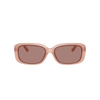 Coach CBY86 HC8444D 591473-57 Milky Pink / Light Brown Solid Lenses