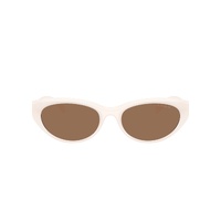 Coach CDP42 HC8456D 579073-55 Milky Cloud / Brown Lenses