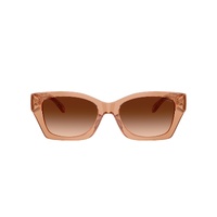 Coach CDP49 HC8451U 593774-54 Transparent Brown / Brown Gradient Lenses